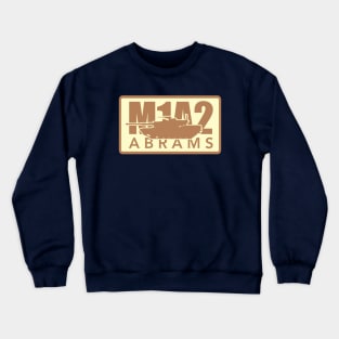 M1A2 Abrams Desert Subdued Patch Crewneck Sweatshirt